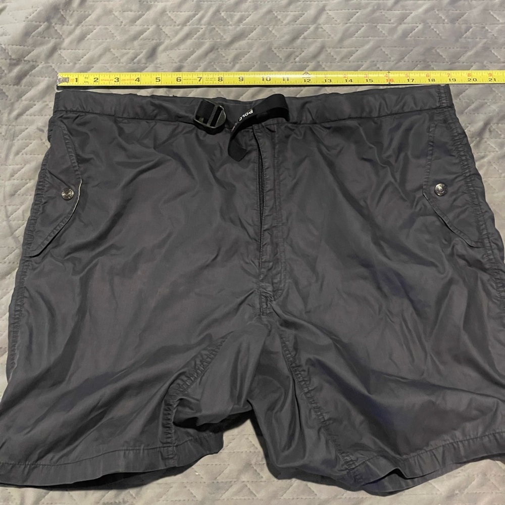 Polo Sport hiking shorts mens size XL blue pre-owned condition - Picture 8 of 10
